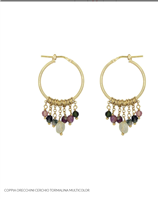 Orecchini Bellamaria Donna in Argento Tormalina ORCMDTMDO